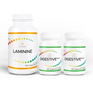 LAMININE 120cps, dublu DIGESTIVE+++ 30cps LifePharm