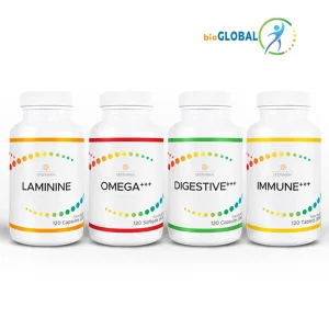 Laminine 120cps, Omega 120cps, Digestive 120cps, Immune 120cps